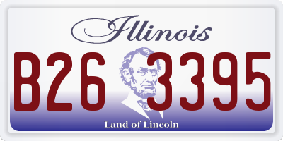 IL license plate B263395