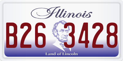 IL license plate B263428