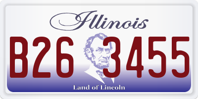 IL license plate B263455