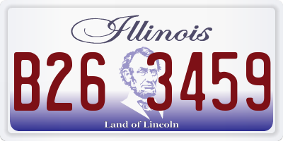 IL license plate B263459