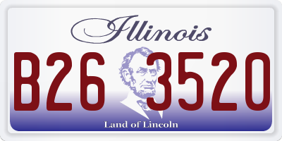 IL license plate B263520