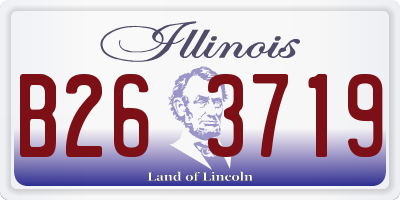 IL license plate B263719