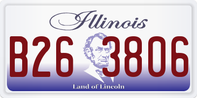 IL license plate B263806