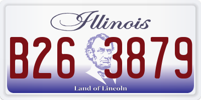 IL license plate B263879