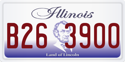 IL license plate B263900