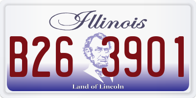 IL license plate B263901