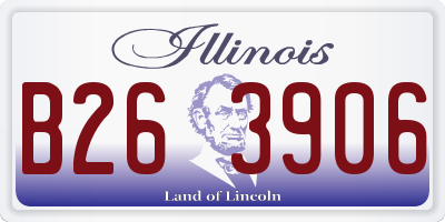 IL license plate B263906
