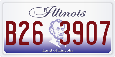 IL license plate B263907