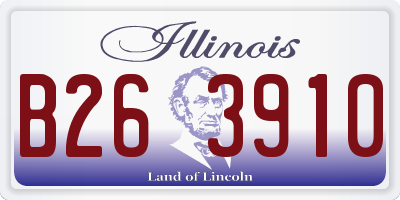 IL license plate B263910