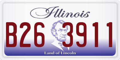 IL license plate B263911