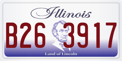 IL license plate B263917