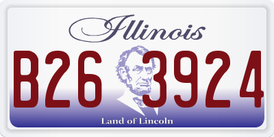 IL license plate B263924