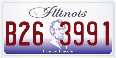 IL license plate B263991