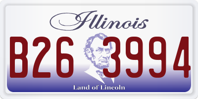 IL license plate B263994