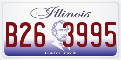 IL license plate B263995