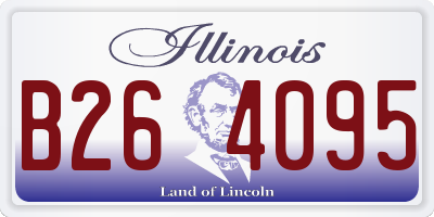 IL license plate B264095