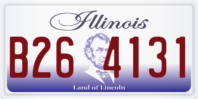 IL license plate B264131