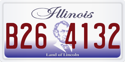 IL license plate B264132