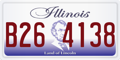 IL license plate B264138
