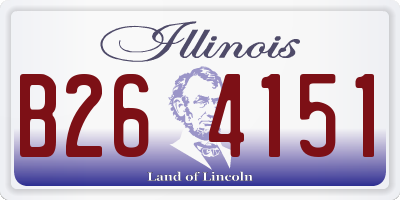 IL license plate B264151