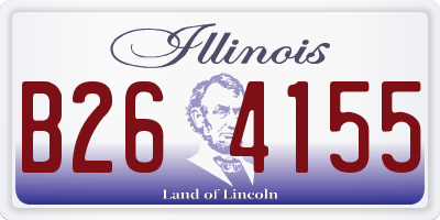 IL license plate B264155