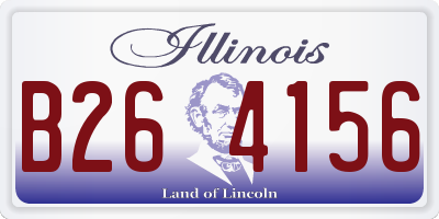 IL license plate B264156