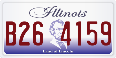 IL license plate B264159
