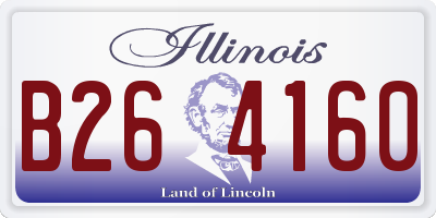 IL license plate B264160