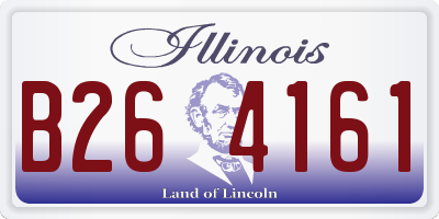 IL license plate B264161