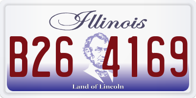 IL license plate B264169
