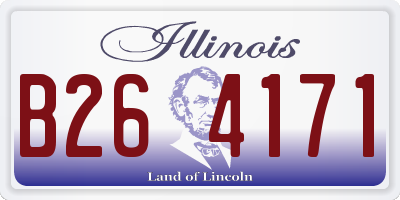 IL license plate B264171