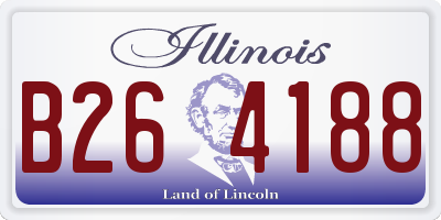 IL license plate B264188