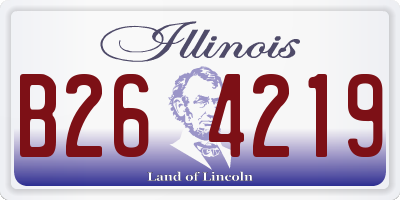 IL license plate B264219