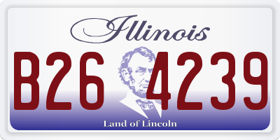 IL license plate B264239