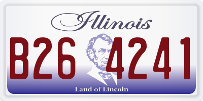 IL license plate B264241