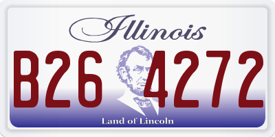 IL license plate B264272