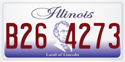 IL license plate B264273