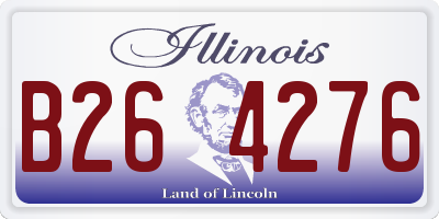 IL license plate B264276