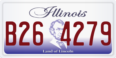 IL license plate B264279