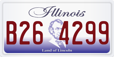 IL license plate B264299