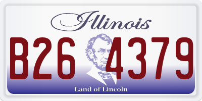 IL license plate B264379