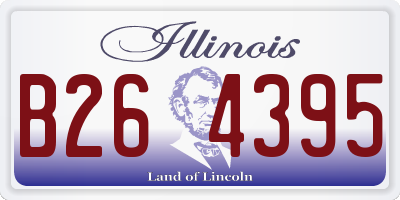 IL license plate B264395