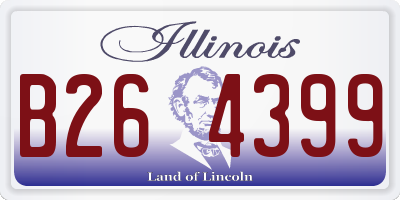 IL license plate B264399
