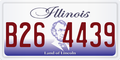 IL license plate B264439