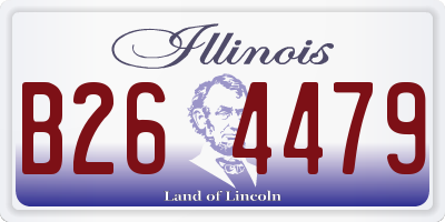 IL license plate B264479