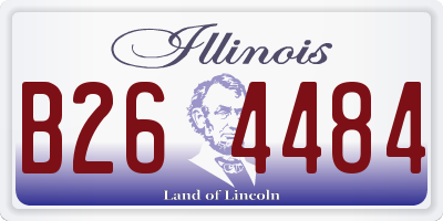 IL license plate B264484