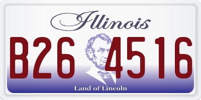 IL license plate B264516