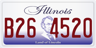 IL license plate B264520