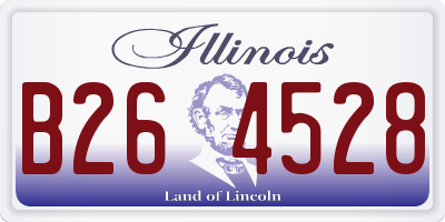 IL license plate B264528