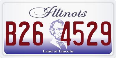 IL license plate B264529